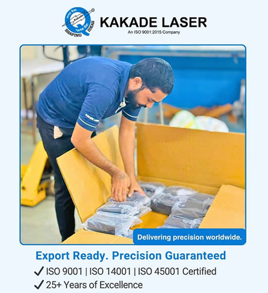 Export ready precision engineering components by Kakade Laser