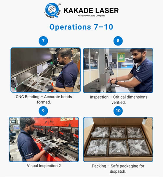Precision sheet metal fabrication and welding operations