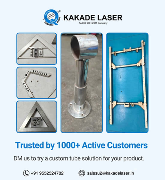 welded tube structure for industrial use